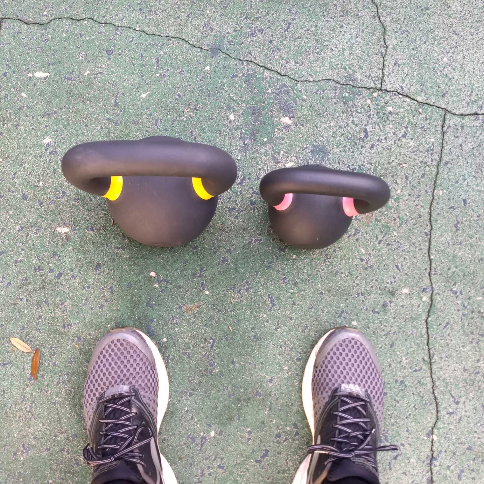 Kettlebell swings and running hotsell